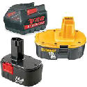 Assorted Cordless Tool Batteries