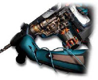 Makita Hammerdrill Cutaway